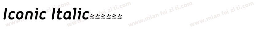 Iconic Italic字体转换